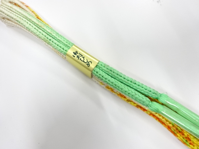 未使用品　正絹　手組帯締め